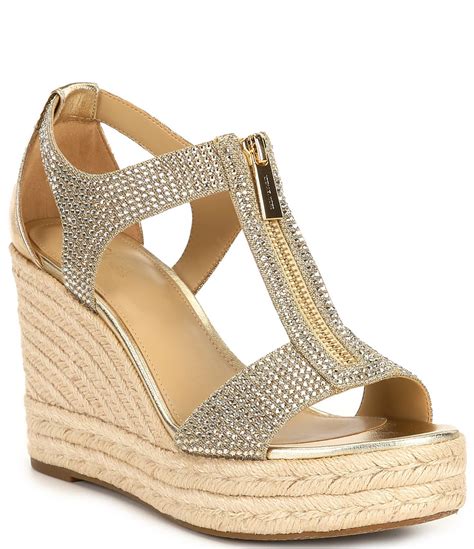 dillards michael kors sandals